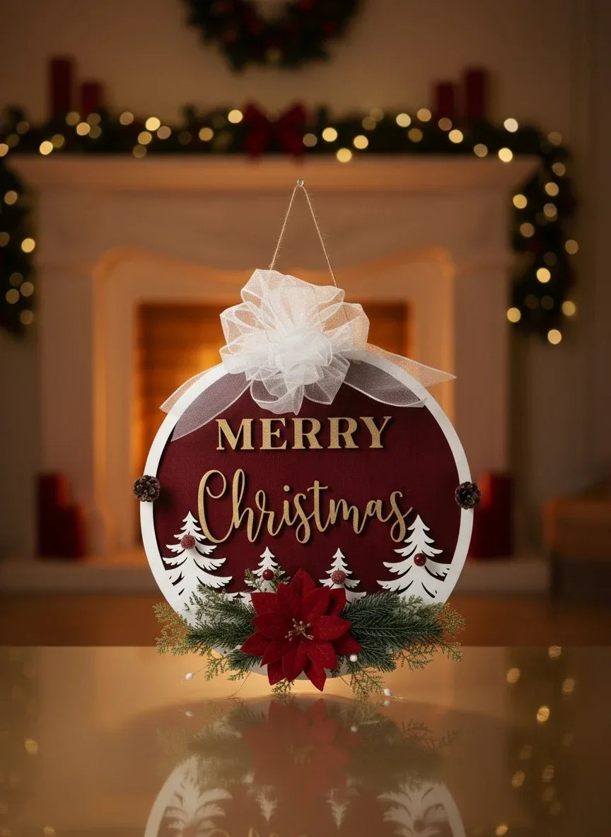 Merry Christmas Welcome Sign - kustomizables