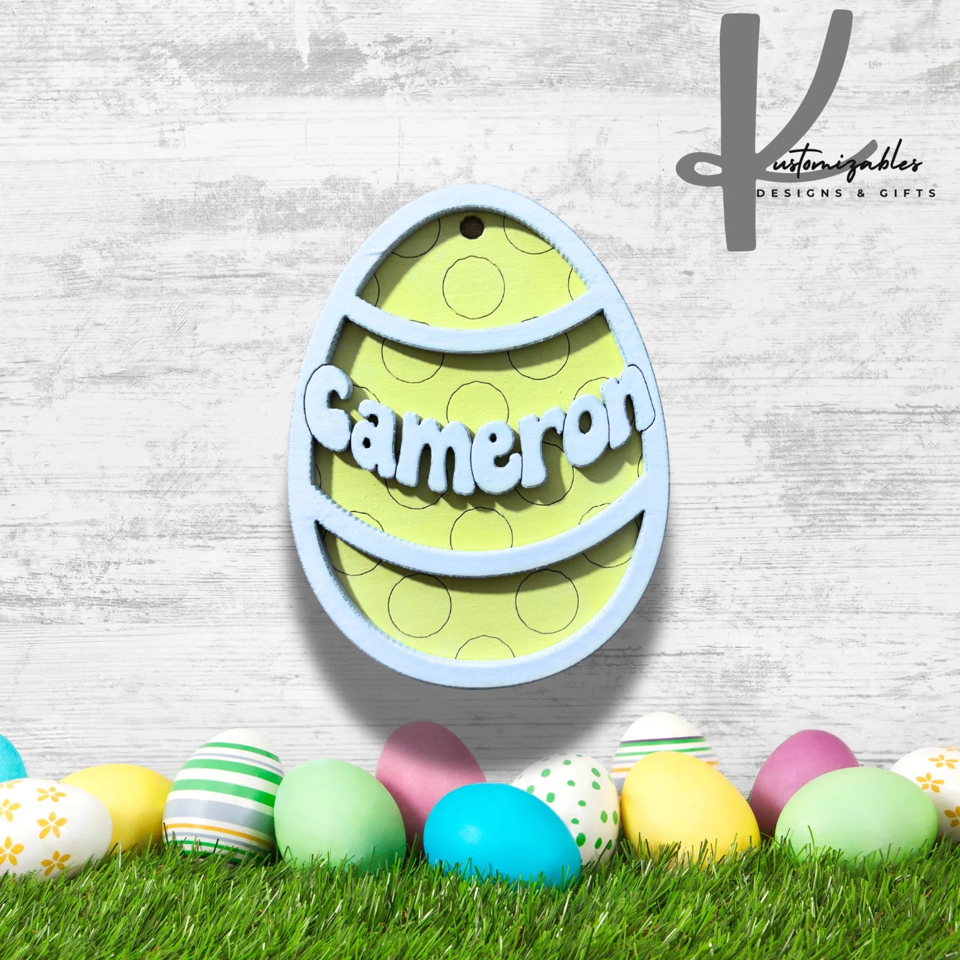 Easter Basket Tags - kustomizables