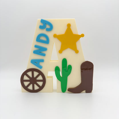 Western | 3D Print Initial Name Sign
