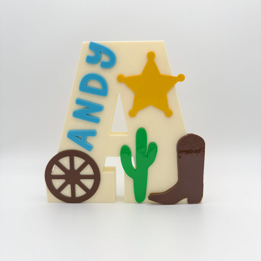 Western | 3D Print Initial Name Sign