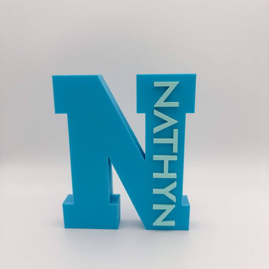 Classic | 3D Print Initial Name Sign