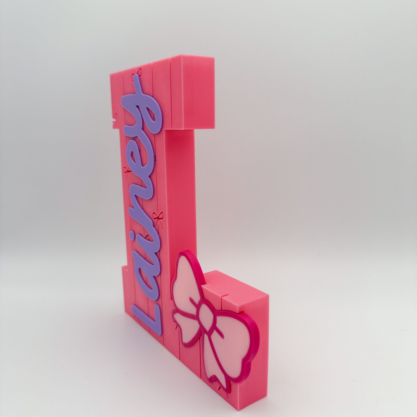 Bow | 3D Print Initial Name Sign