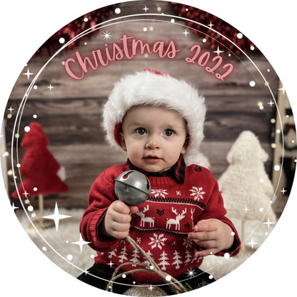 Customizable Christmas Photo Ornaments - kustomizables