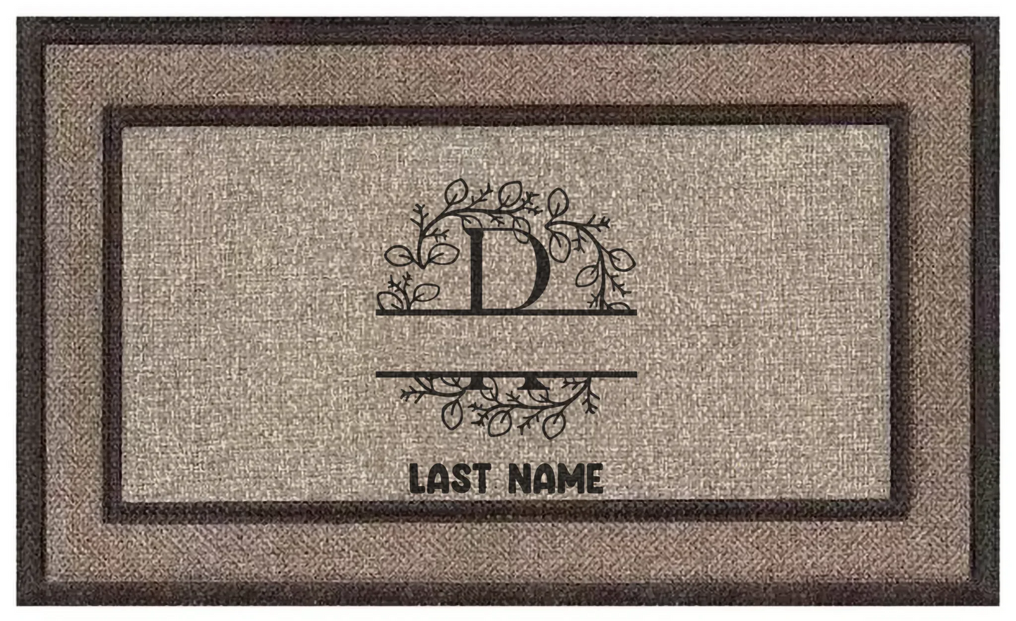 Monogram Doormat 30x18 - kustomizables