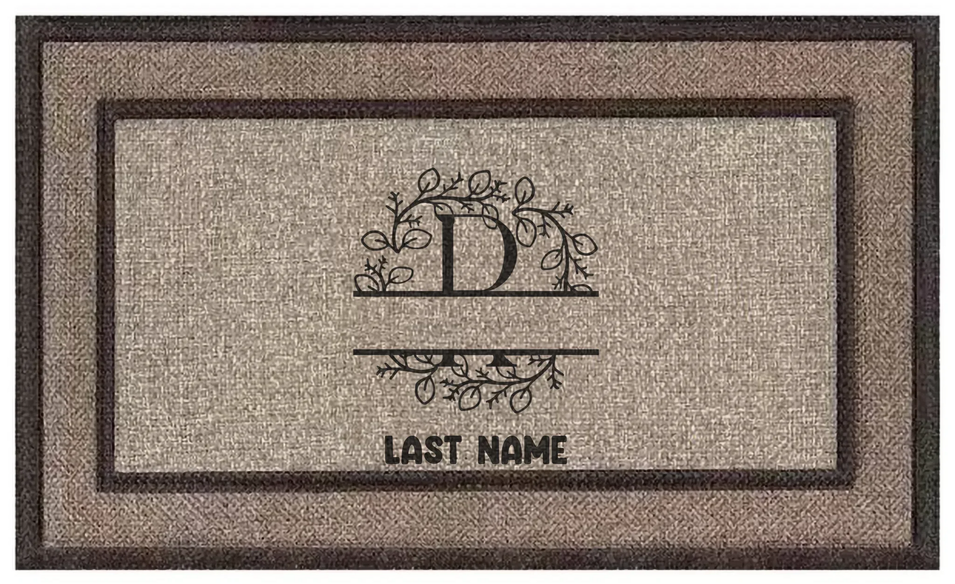 Monogram Doormat 30x18 - kustomizables