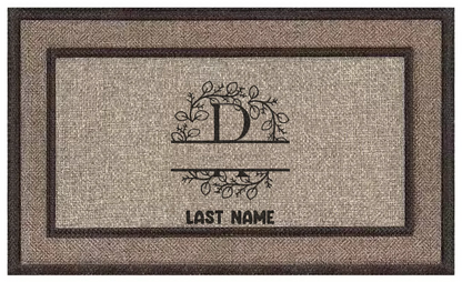 Monogram Doormat 30x18 - kustomizables