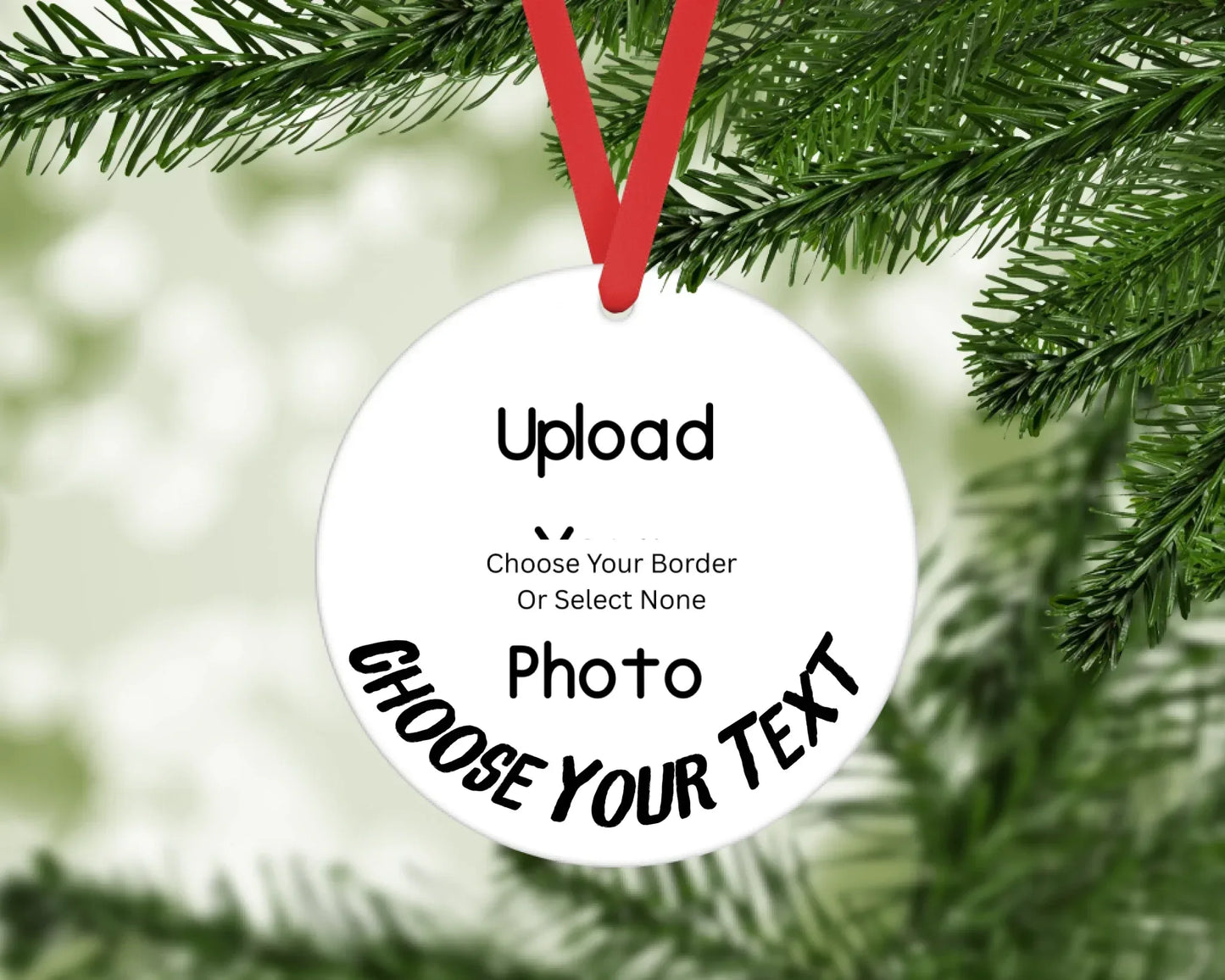 Personalized Photo Ornament - kustomizables