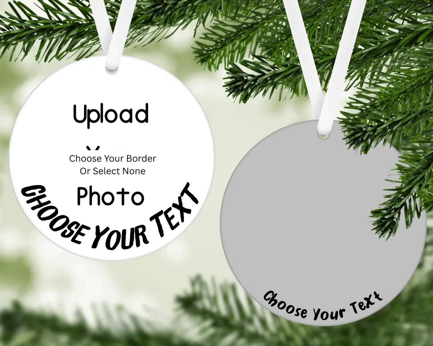 Personalized Photo Ornament - kustomizables