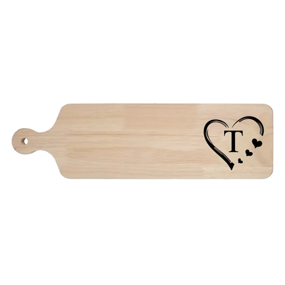 Personalized Rectangle Serving Board with Handle - kustomizables