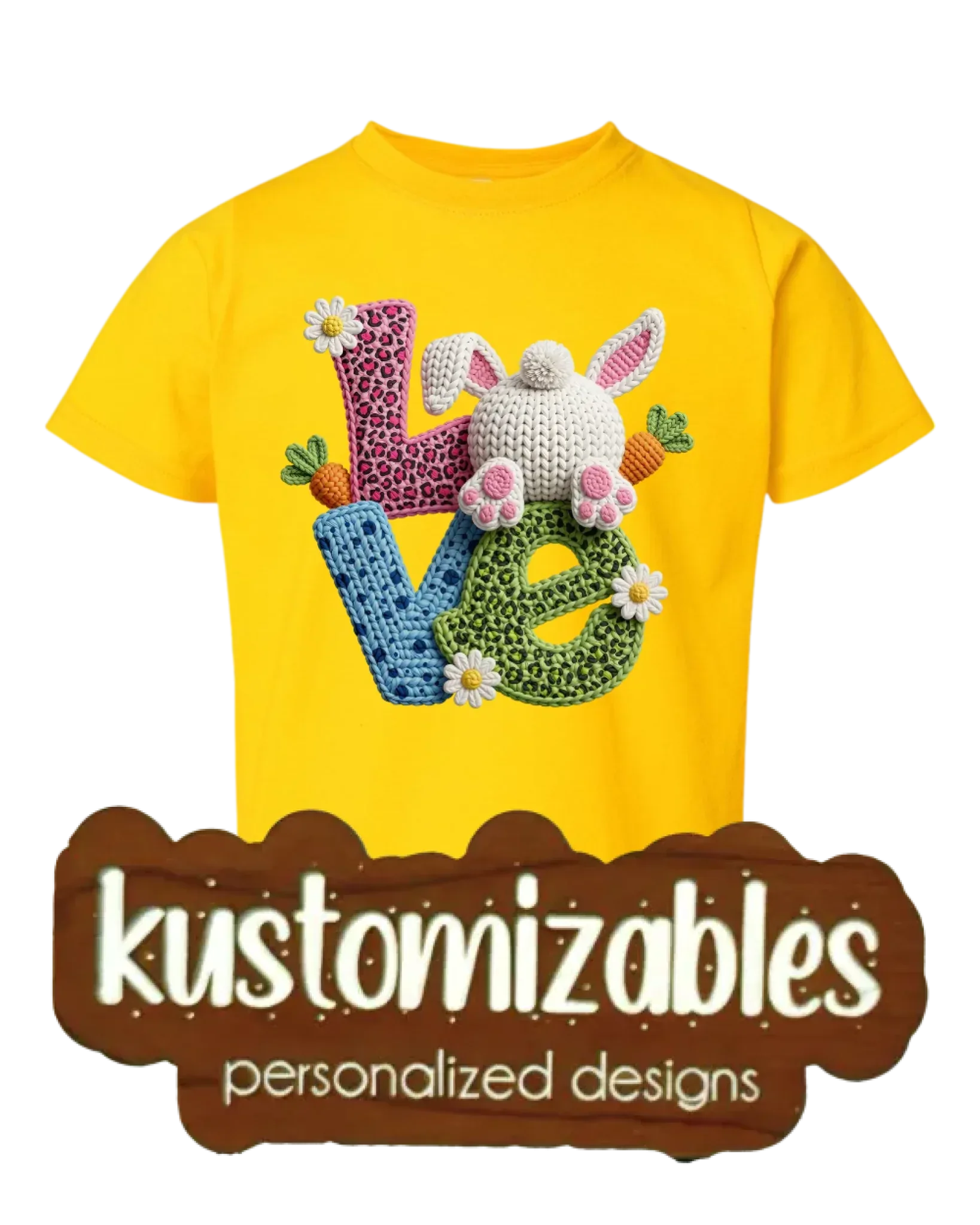 Easter Toddler Tee - DTF - kustomizables