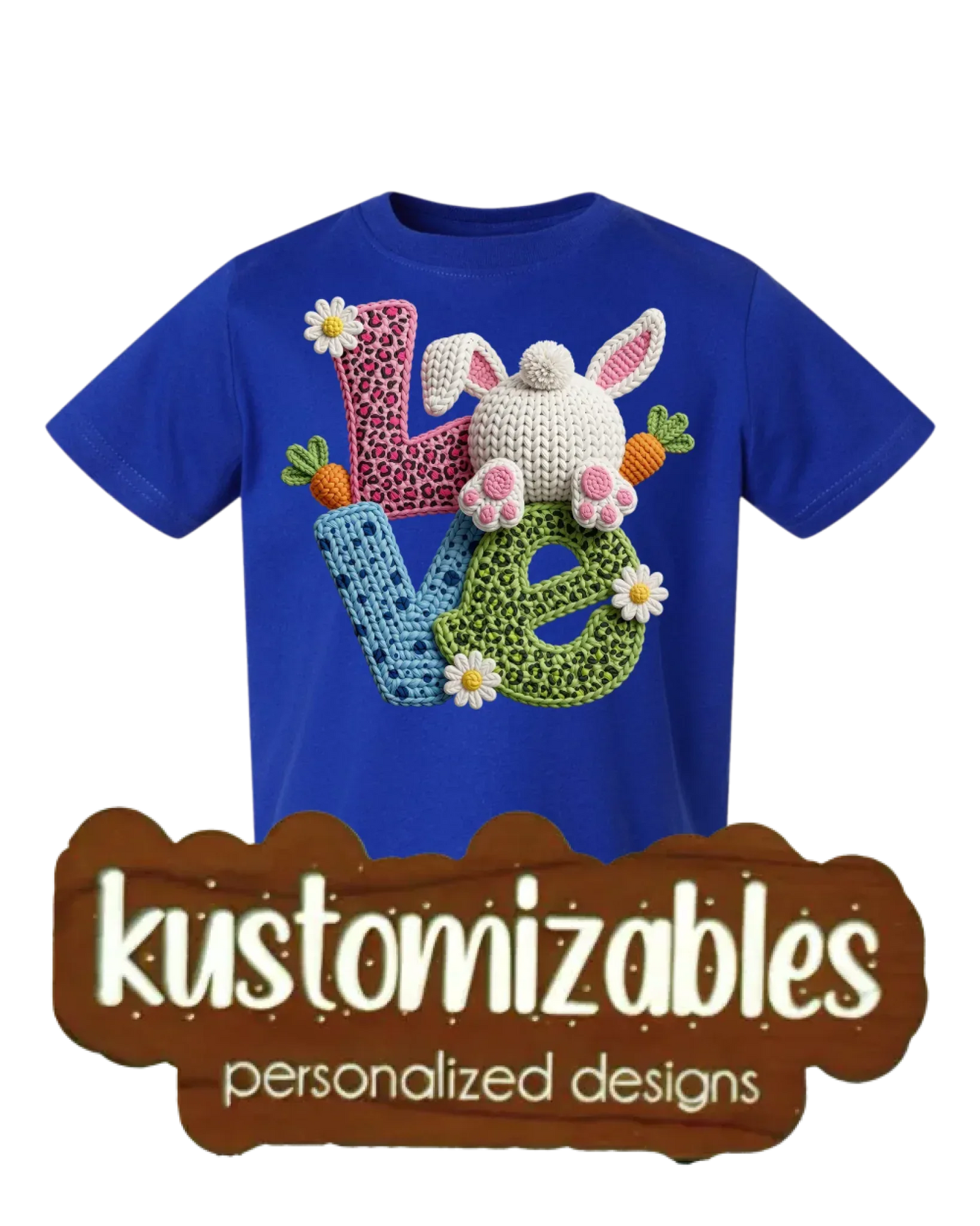 Easter Toddler Tee - DTF - kustomizables