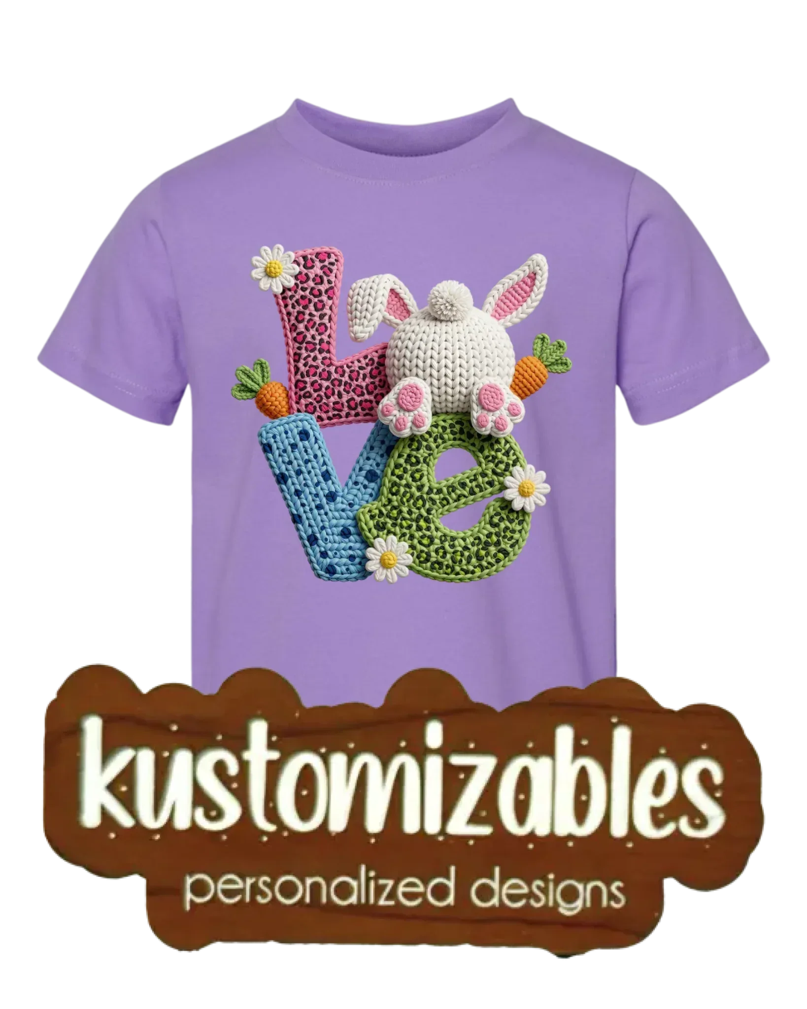 Easter Toddler Tee - DTF - kustomizables