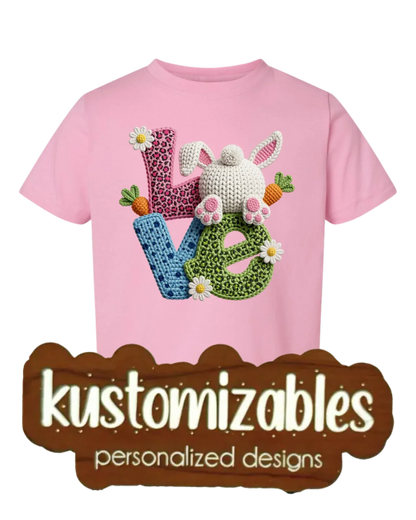 Easter Toddler Tee - DTF - kustomizables