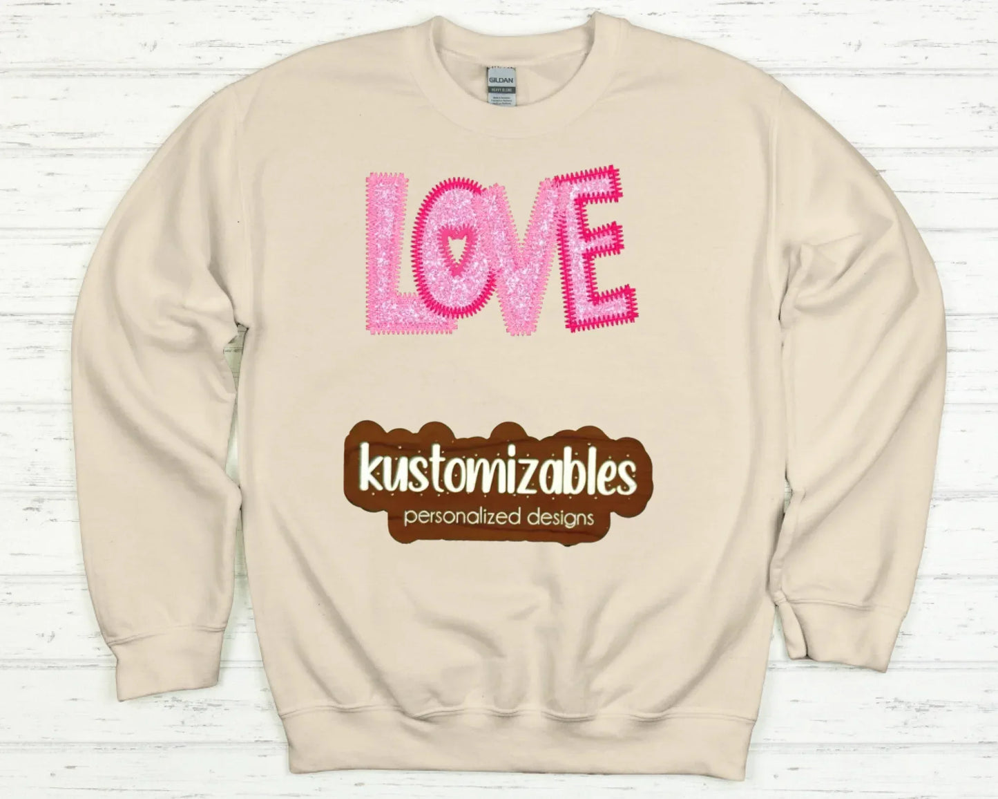 Love ZigZag Stitch - Embroidered - kustomizables