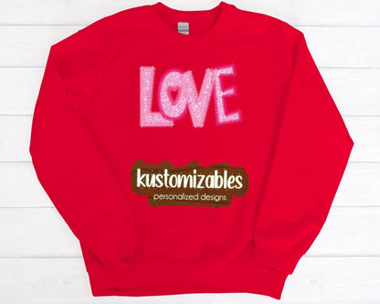 Love ZigZag Stitch - Embroidered - kustomizables