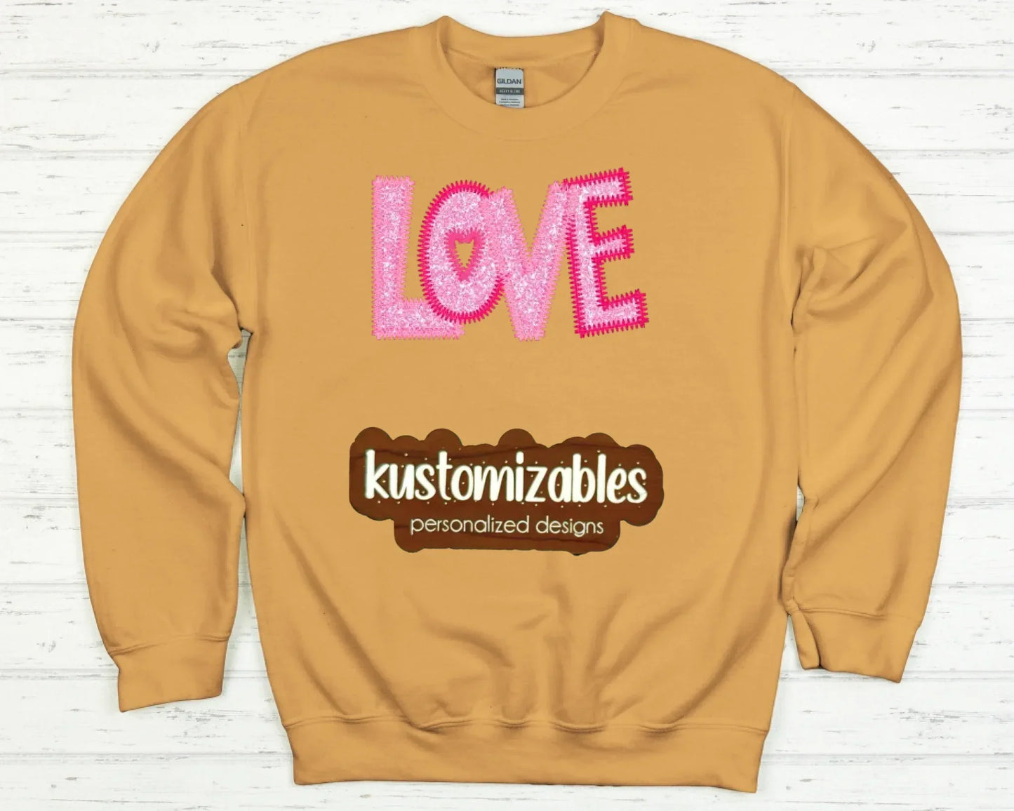 Love ZigZag Stitch - Embroidered - kustomizables