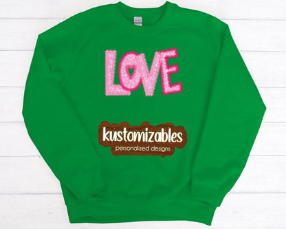 Love ZigZag Stitch - Embroidered - kustomizables