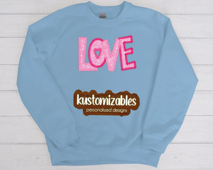Love ZigZag Stitch - Embroidered - kustomizables