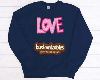 Love ZigZag Stitch - Embroidered - kustomizables
