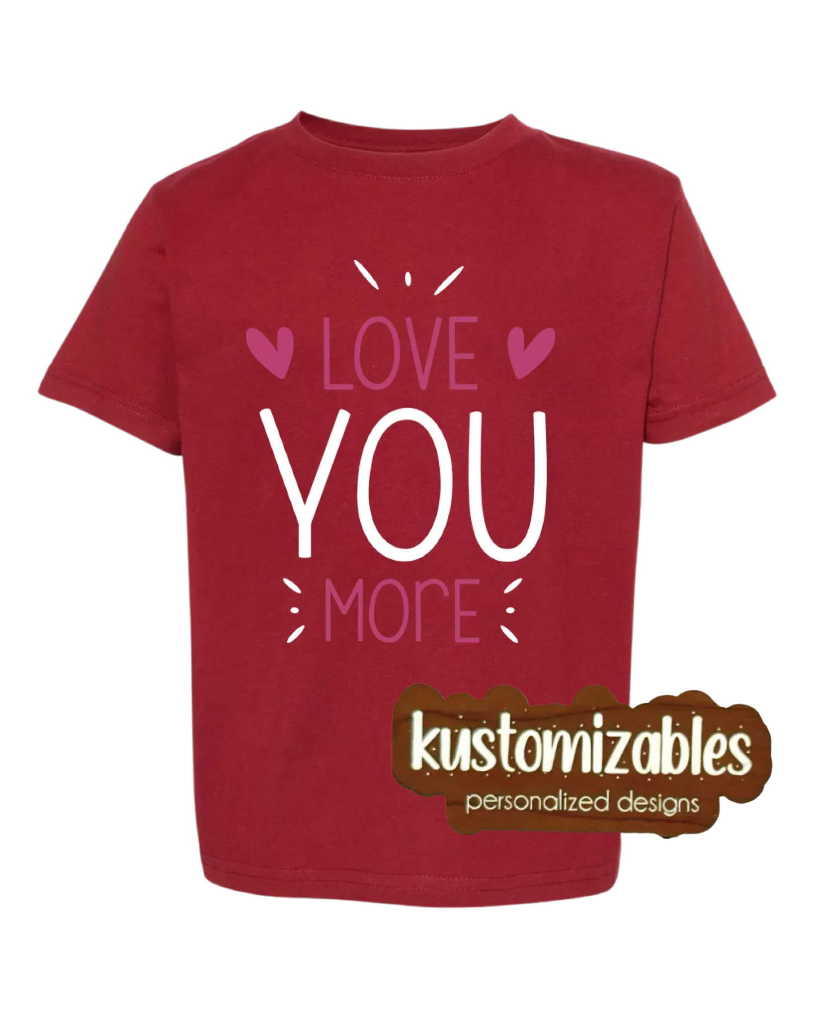 Valentine Toddler Tee - DTF - kustomizables