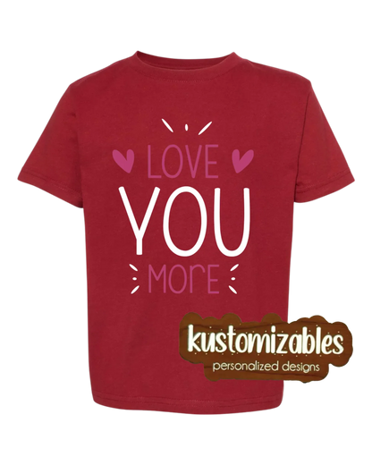 Valentine Toddler Tee - DTF - kustomizables