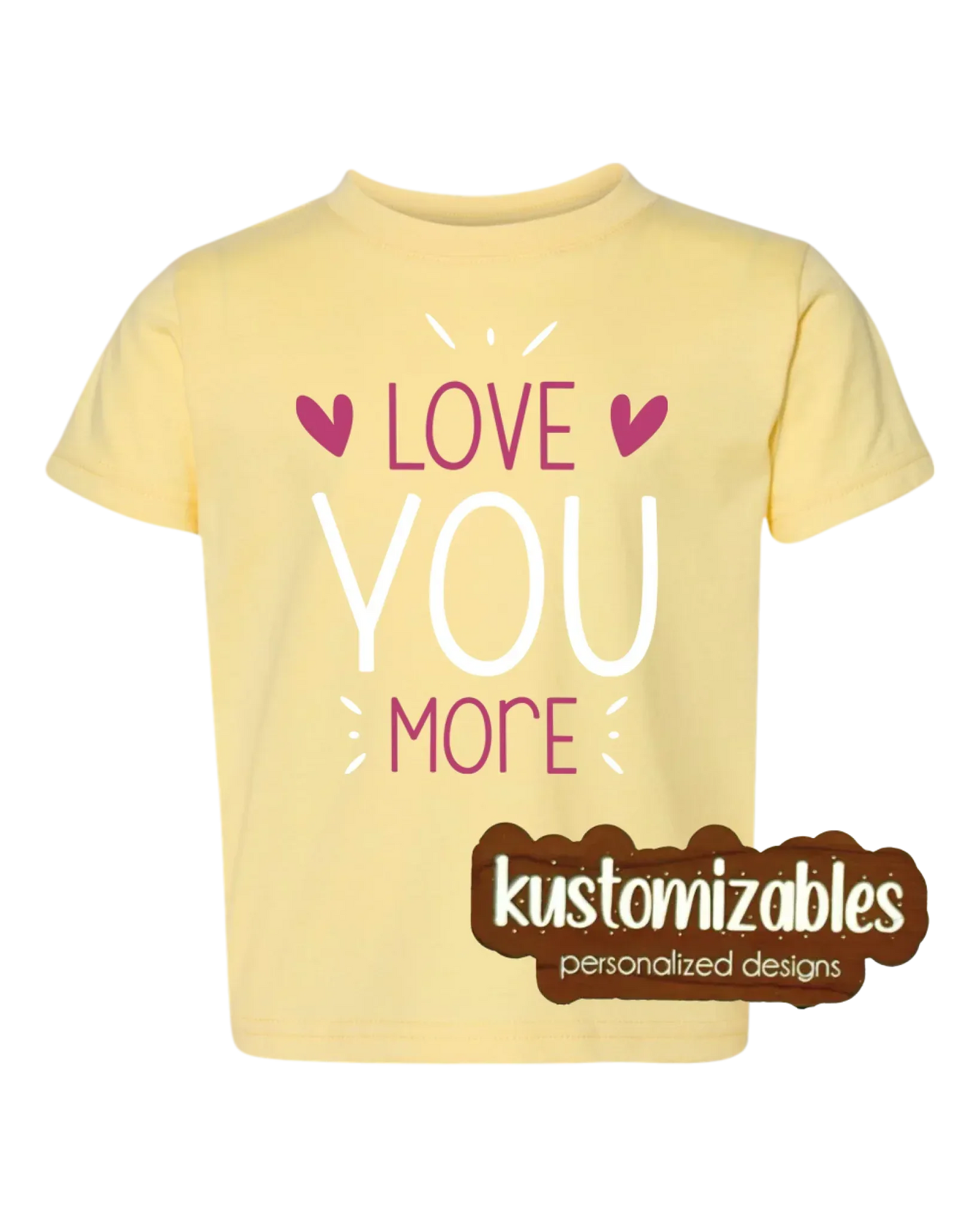 Valentine Toddler Tee - DTF - kustomizables