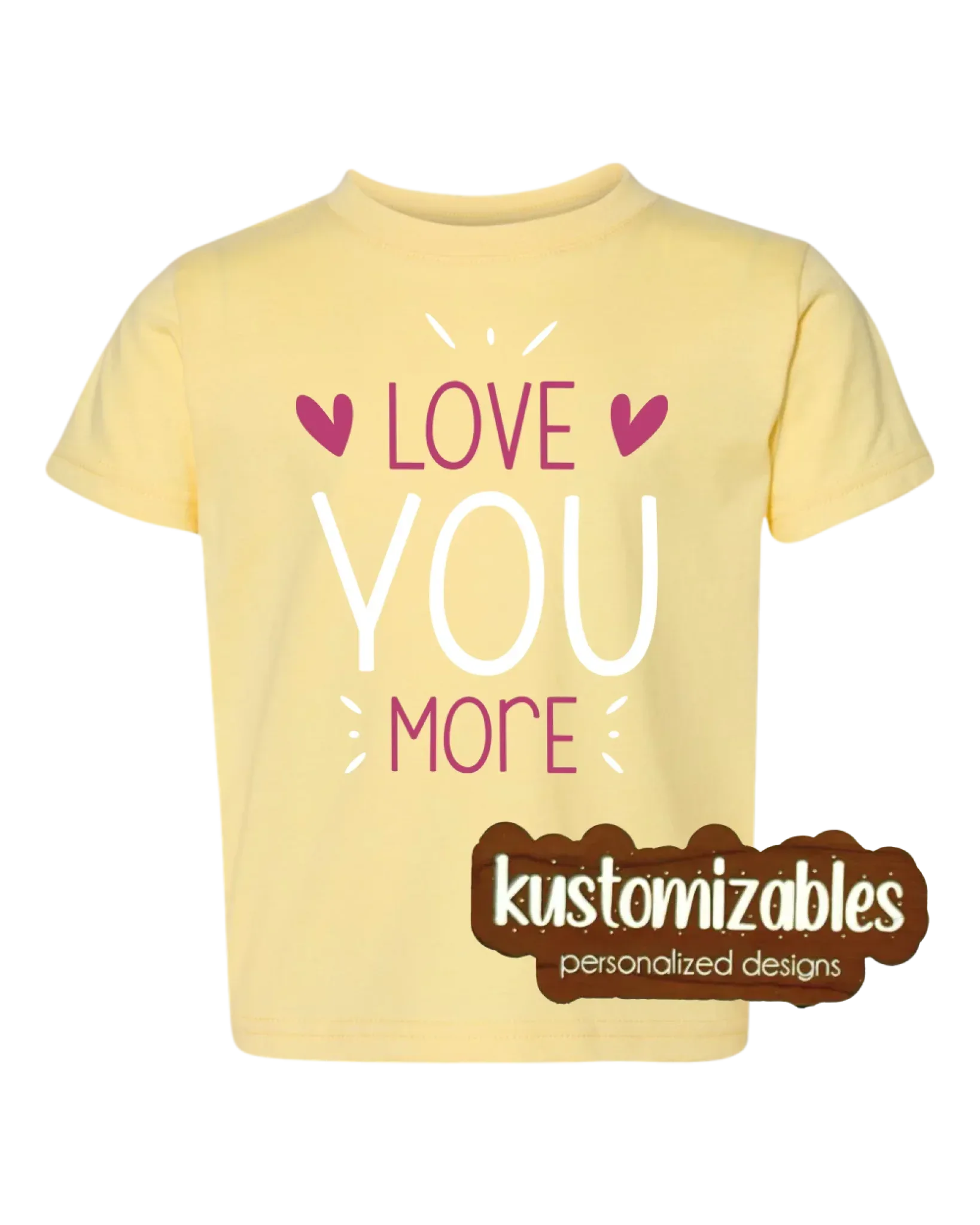 Valentine Toddler Tee - DTF - kustomizables