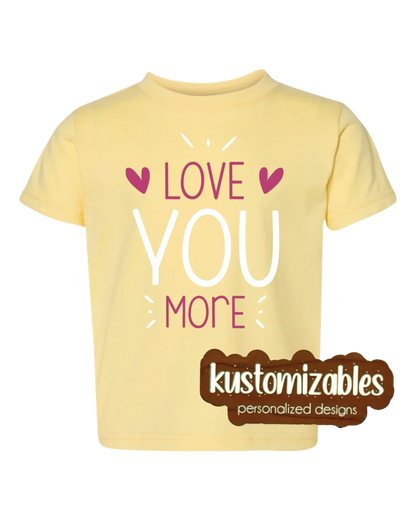 Valentine Toddler Tee - DTF - kustomizables