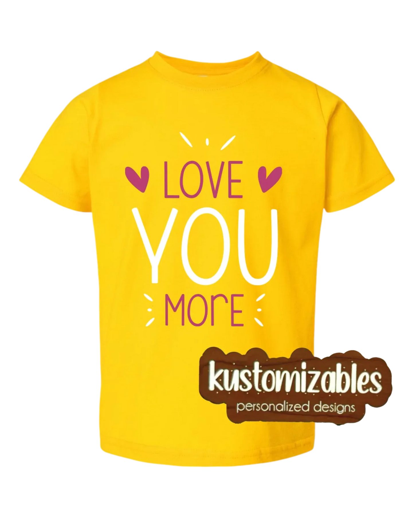 Valentine Toddler Tee - DTF - kustomizables
