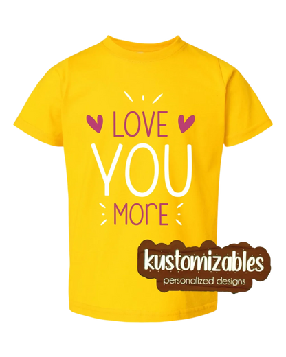 Valentine Toddler Tee - DTF - kustomizables