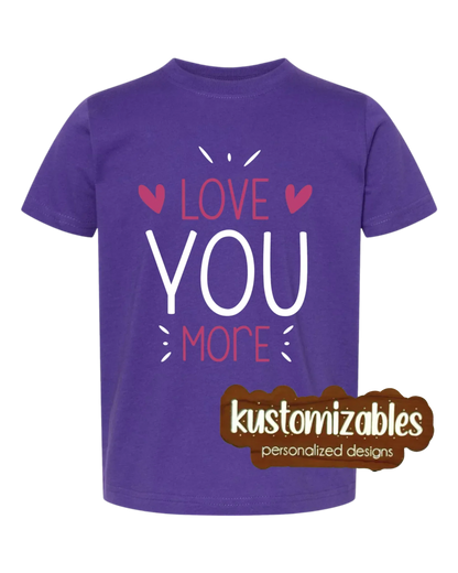Valentine Toddler Tee - DTF - kustomizables