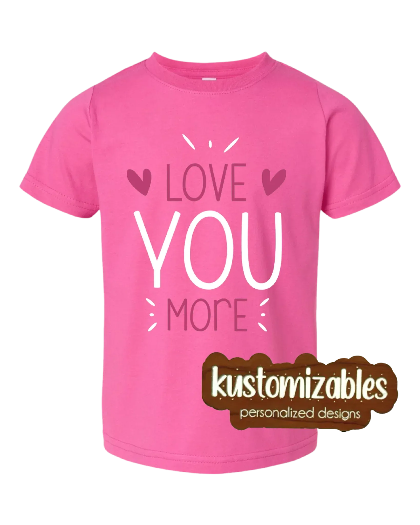 Valentine Toddler Tee - DTF - kustomizables