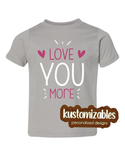 Valentine Toddler Tee - DTF - kustomizables