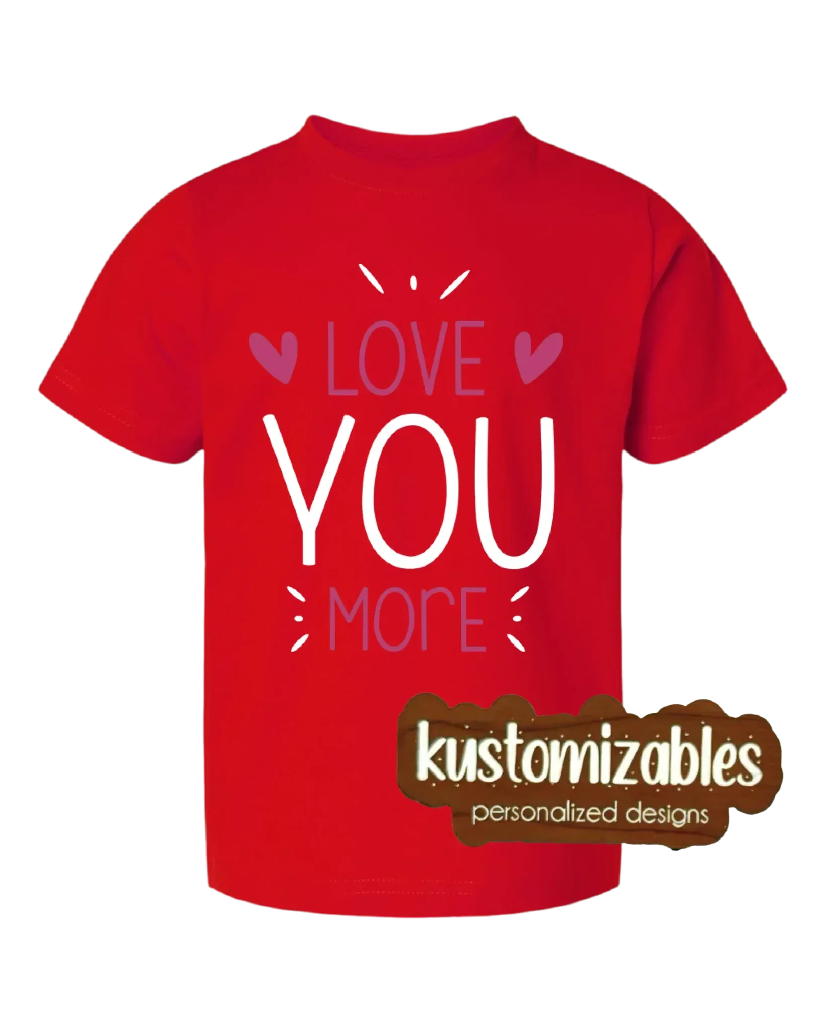 Valentine Toddler Tee - DTF - kustomizables