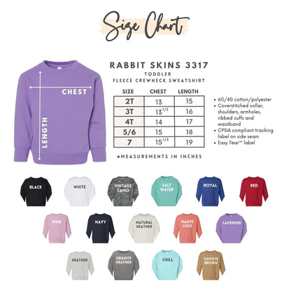 Dino Valentine Toddler Sweatshirt - Embroidered - kustomizables