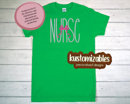 Nurse with Bow - Embroidery - kustomizables