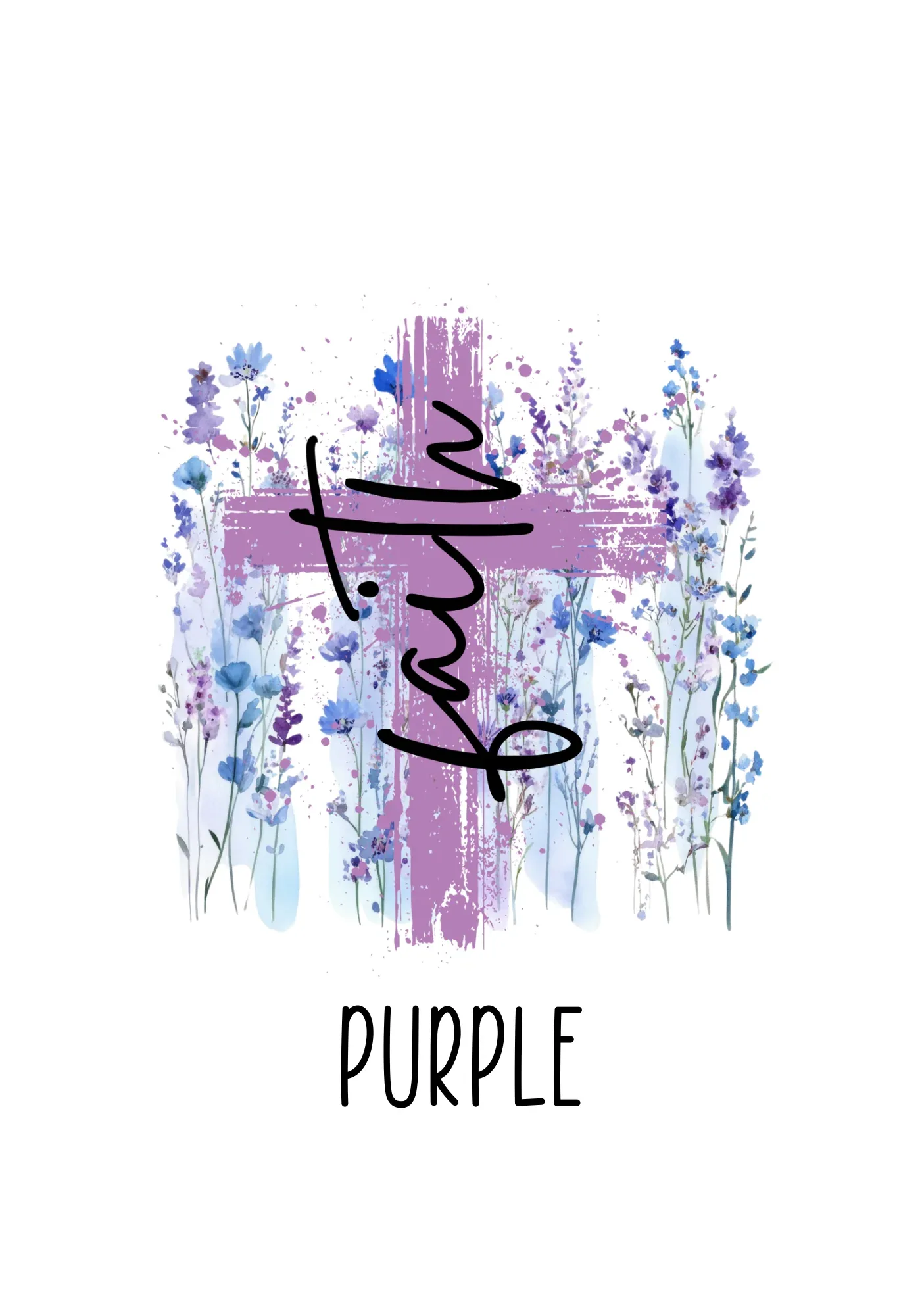 Faith Wildflower Tee Short Sleeve - kustomizables