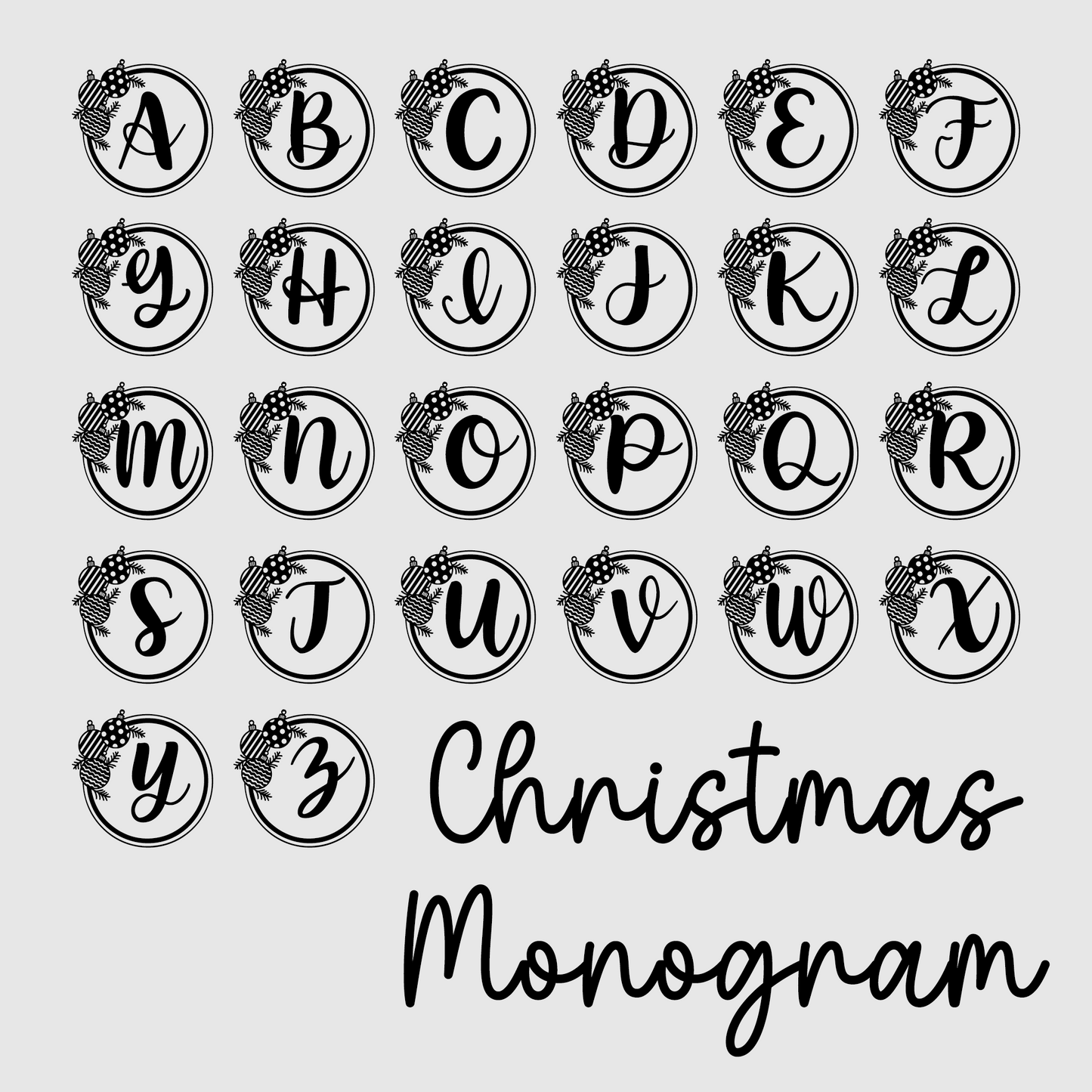 Monogram Laser Engraved Glassware