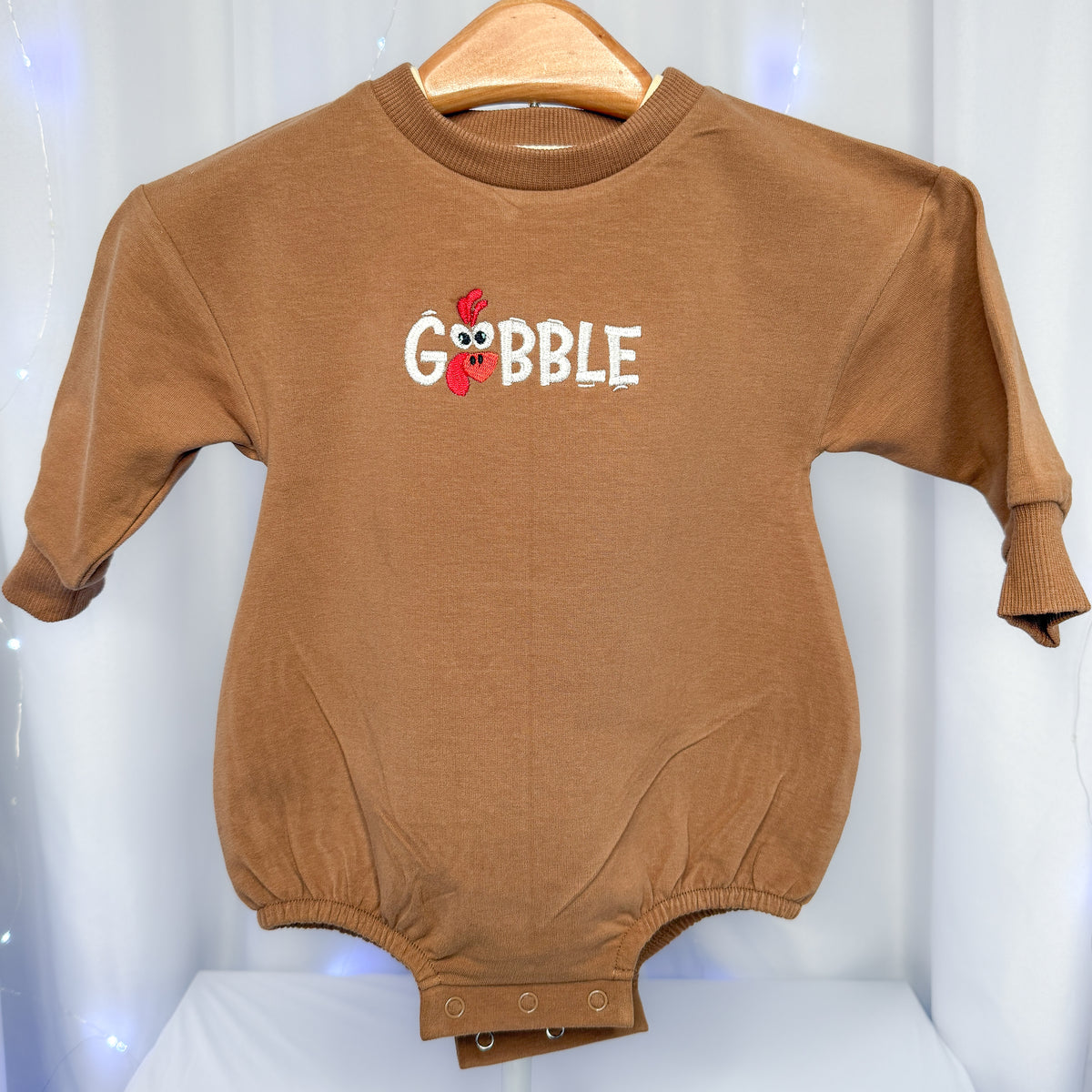 Baby Gobble Embroidered Apparel