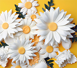 3D Flower Tumblers - Add Your Name