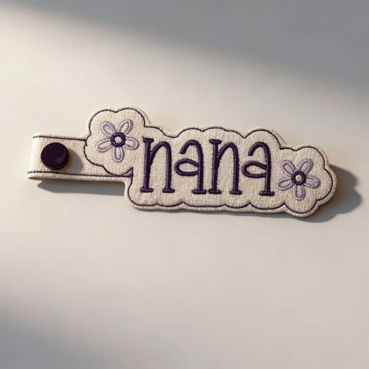 Embroidered NANA keychain - kustomizables