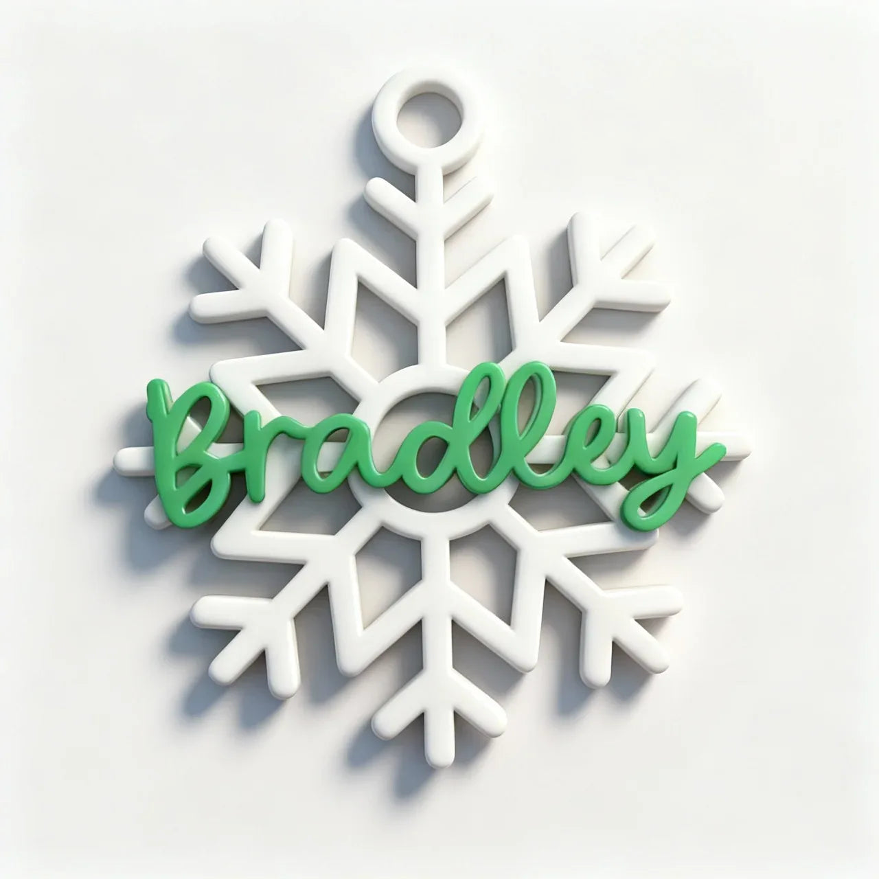 Personalized Snowflake Ornament - kustomizables