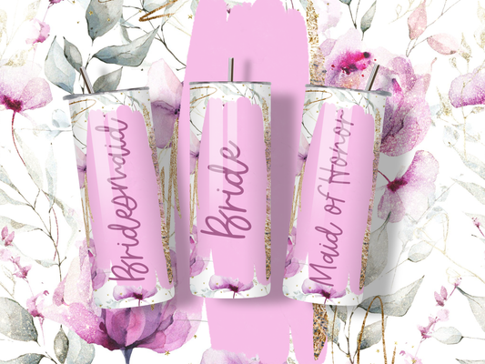 Bridal Party Tumbler Set